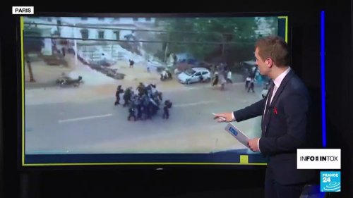 Vidéo "Info ou Intox" : Non, cette vidéo de policiers repoussés par la foule n'a pas été tournée au Sénégal