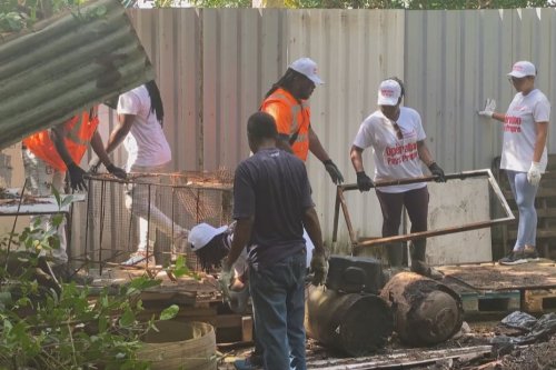 VIDEO. Opération pays propre : nettoyage de Volga Plage pour réhabiliter la mangrove à Fort-de-France