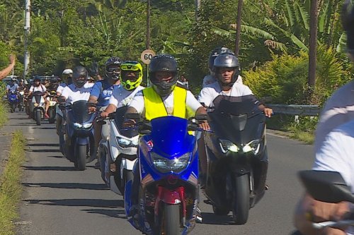 Ils ont roulé en hommage aux disparus de Papenoo et pour plus de sécurité sur les routes