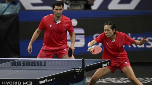 Championnats européens 2022 : Emmanuel Lebesson et Jianan Yuan décrochent l'or du double mixte en tennis de table
