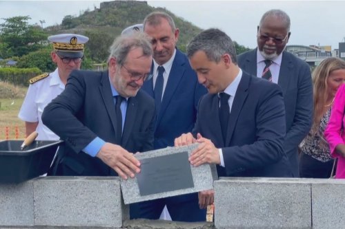 Gérard Darmanin matérialise la présence de l'Etat à Saint Martin