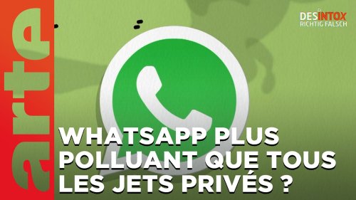 Désintox. Non, WhatsApp n'est pas plus polluant que tous les jets privés d’Europe.