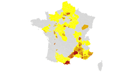 Carte Sécheresse : votre département est-il concerné par des restrictions d'eau ?