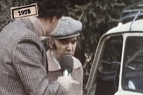 VIDÉO. Sans permis, mais fier de sa 4L, Gaston construit un circuit auto dans son jardin : on a retrouvé cette archive pépite