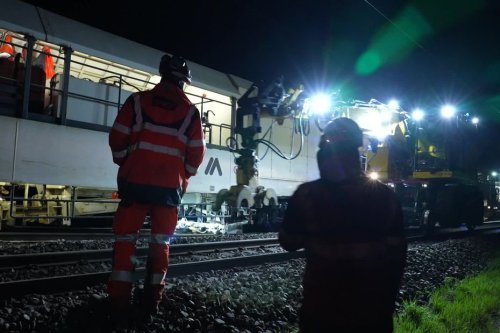 SNCF : 18 km de nouveaux rails bas-carbone installés sur l’axe Lille-Douai