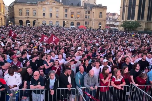 EN IMAGES. L’immense joie des supporters après la victoire du FC Metz face à Bastia