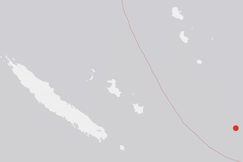 Un tremblement de terre ressenti ce matin en Calédonie