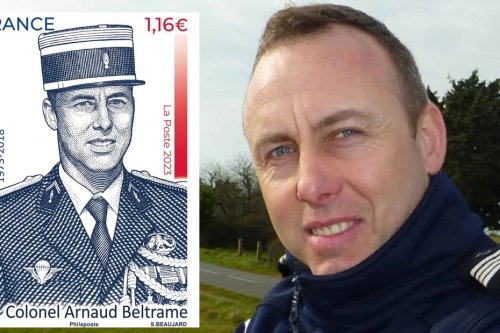 Héros : le colonel Arnaud Beltrame a désormais un timbre à son effigie