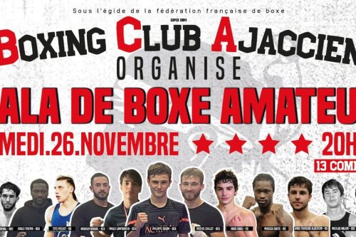 REPLAY : Le grand gala de boxe amateur du Boxing Club Ajaccien