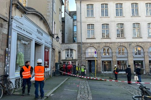 Après l'effondrement d'une poutre, deux immeubles évacués dans le centre ancien de Rennes