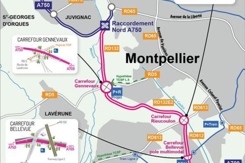 Le contournement ouest de Montpellier sera gratuit et financé à 100% par Vinci Autoroutes