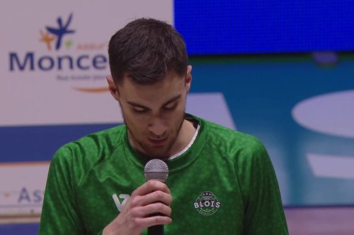 VIDEO. Basket : "Relève-toi bonobo" : le discours contre le racisme du capitaine de l'ADA Blois avant le match contre Boulogne-Levallois