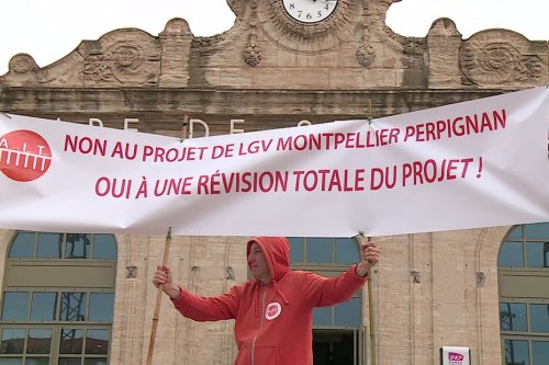 Manifestation contre la LGV Montpellier/Perpignan : "Sète ne doit pas devenir un cul-de-sac"