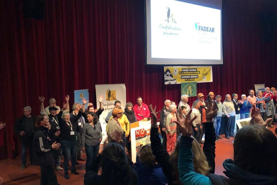 Ces agriculteurs de la Confédération paysanne se retrouvent pour la première fois en congrès sur ce territoire acquis à la FNSEA