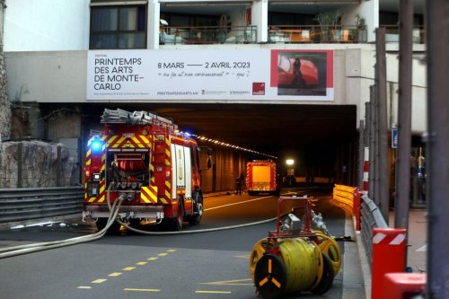 Une voiture s'embrase dans un tunnel à Monaco, trois morts