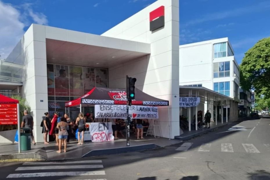 GRÈVE. Divergence sur la plaque Pacifique du groupe Société Générale