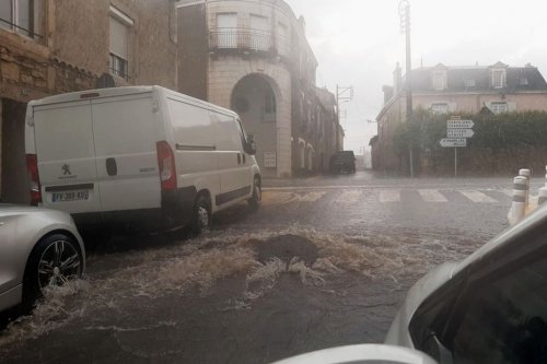 Un orage violent s'est abattu sur la commune de Civray