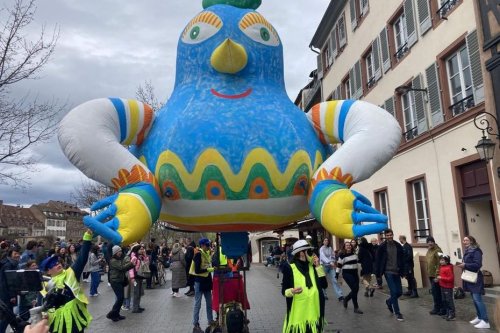 EN IMAGES. Le carnaval de Strasbourg et ses bidulos, étranges structures géantes pas toujours identifiées