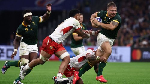 Coupe du monde de rugby : l'Afrique du Sud domine les Tonga et fait un grand pas vers les quarts de finale