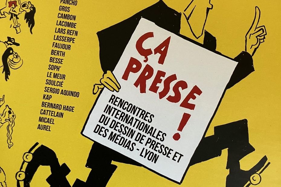 "Le dessin est universel, pas l'humour" : le dessin de presse à l'honneur à Lyon