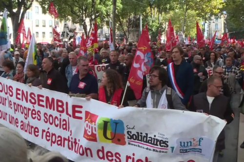 Pouvoir d'achat et hausse des salaires : plus de 4.000 personnes dans la rue à Marseille