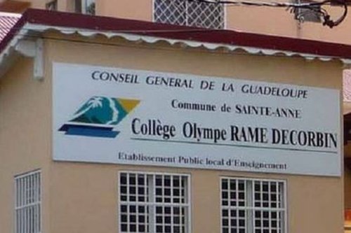 Le rectorat de Guadeloupe condamne des dégradations au collège Ramé Decorbin de Sainte-Anne suite à la mobilisation du 25 mars dernier