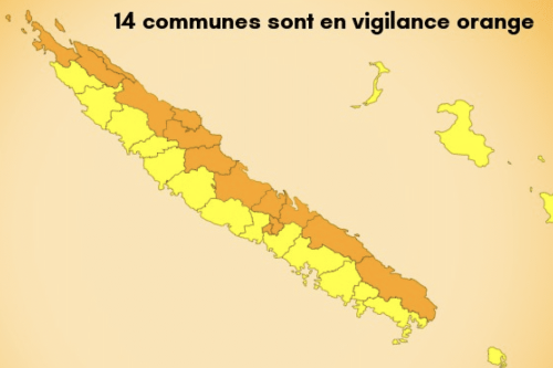Quatorze communes en vigilance orange