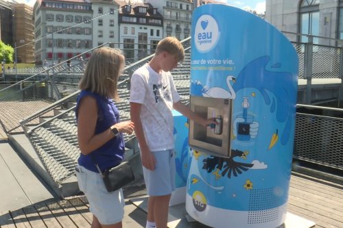 Suisse : Genève inaugure sa première fontaine à eau gazeuse, gratuite et écologique