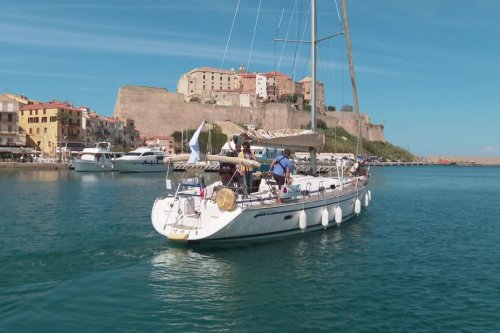 Un mini ferry à voile pour rejoindre la Corse au départ de Toulon : un pari écologique