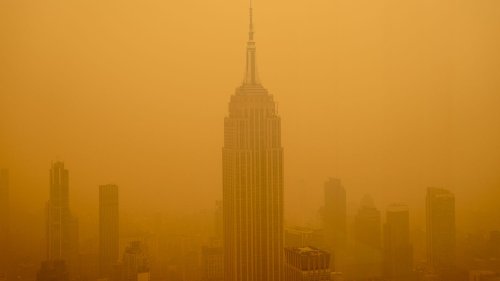 En images Incendies au Canada : la fumée venue du Québec plonge New York et la côte est des Etats-Unis dans un brouillard apocalyptique
