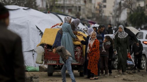                    Guerre dans la bande de Gaza : l'armée israélienne appelle la population palestinienne à évacuer un quartier de Rafah