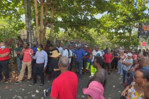 Les agents du Syndicat unique de l'eau en Guadeloupe font entendre leur colère