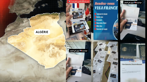                    Algérie : le marché noir des "rendez-vous visas" pour la France, un business lucratif sur fond de détresse