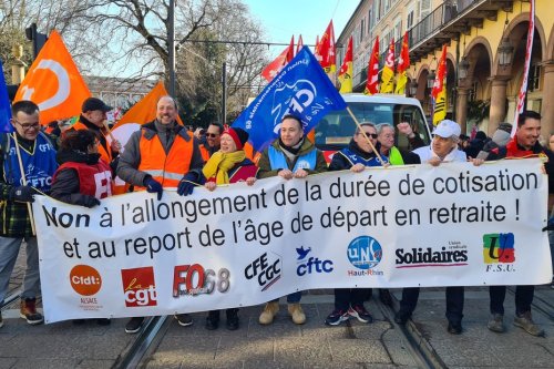 Réforme des retraites : des manifestants moins nombreux en Alsace pour cette troisième journée de mobilisation