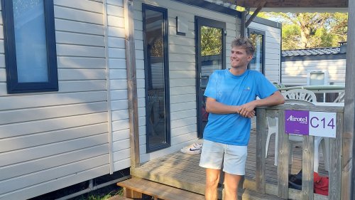 Reportage "Avec une petite terrasse pour étendre ses affaires et poser la planche de surf" : face au manque de logements, ces étudiants en école d'ingénieurs vont au camping
