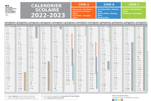 Calendrier des vacances scolaires 2022-2023. Quelles sont les dates et les zones de votre académie ? Quelle est la date de rentrée ?
