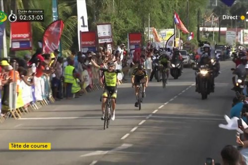 #TDG2022 Szymon Wozniak, de l'ASPTT Nancy, remporte l'étape 2 (tronçon 2) du Tour de Guyane