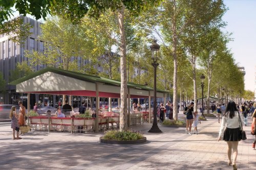 Voici à quoi ressembleront les futures terrasses des Champs-Elysées