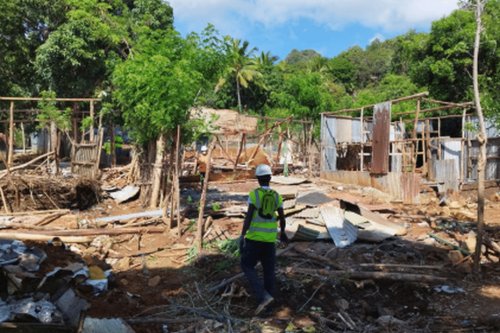 Opération Mayotte place nette : Un important dispositif de sécurité a été déployé à Doujani