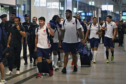 Coupe du monde de rugby : l'équipe de France est arrivée à Lyon pour son dernier match de poule