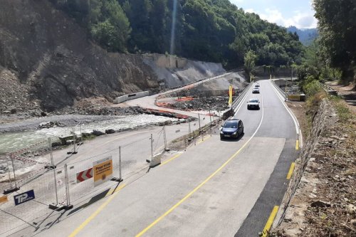 Alpes-Maritimes : détruit par la tempête Alex, le pont de Pertus à Breil-sur-Roya devient le premier pont reconstruit