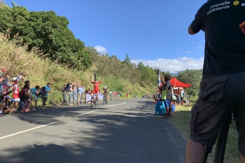 Championnat de France de cyclisme des Outre-mer 2023 : le Calédonien Rayann Lacheny remporte la deuxième étape