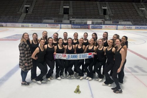 French Cup à Rouen : la "Team Jeanne d’Arc" au top sur la glace et sur Tik Tok