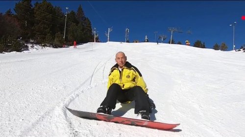 Sport : il surfe encore sur la neige… à 88 ans