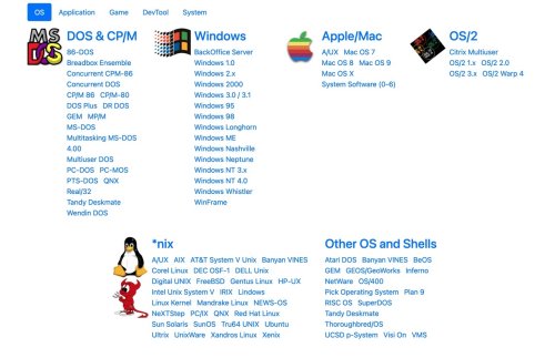 WinWorld 各種經典作業系統、軟體、老遊戲，DOS、Windows 免費下載