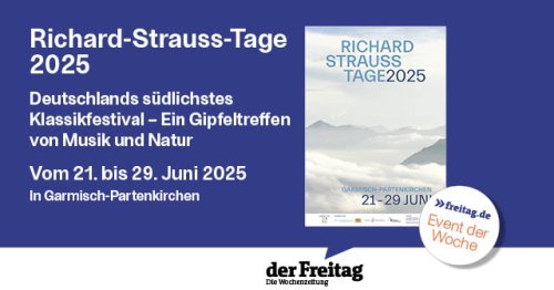 Event: Richard-Strauss-Tage 2025 in Garmisch-Partenkirchen