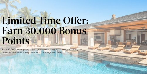 Marriott Homes & Villas: Stay 5+ Nights & Earn 30,000 Bonus Points