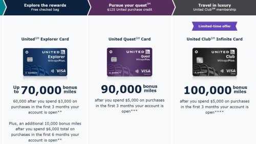 Chase United Airlines Cards Increased Welcome Offers Up To 100K chase-united-airlines-cards-increased-welcome-offers-up-to-100k