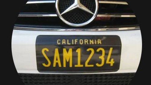 Hate the way the front plate looks on your car? How to ditch it legally in California