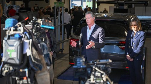 Newsom defends air board’s decision to tighten fuel standards during visit to Fresno